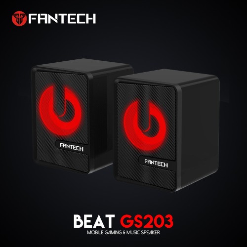 Fantech GS203 Beat RGB Stereo Gaming Speaker – Black