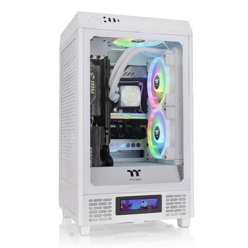 Thermaltake The Tower 200 Mini-ITX PC Case – Snow White