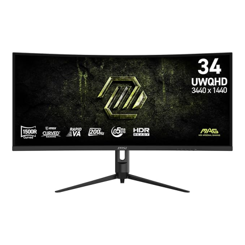 MSI MAG 342CQRF E20 34″ UWQHD 200Hz Curved Gaming Monitor
