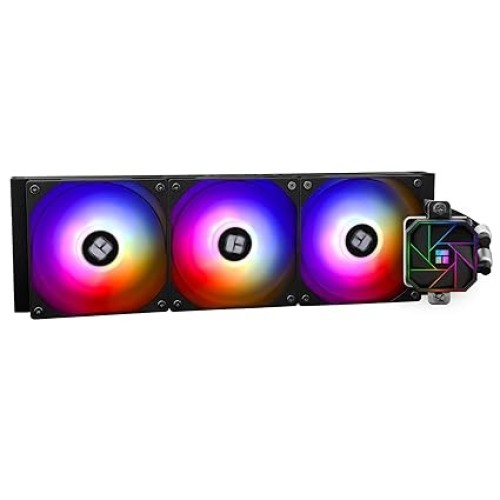 Thermalright Aqua Elite 360 V3 Liquid CPU Cooler, 360 Cooling Row Size, 3 X 120mm PWM Fans, S-FDB Bearings,for AMD/AM4/AM5, Intel LGA1150/1151/1155/1156/1200/2011/1700,Desktop CPU Cooler AIO
