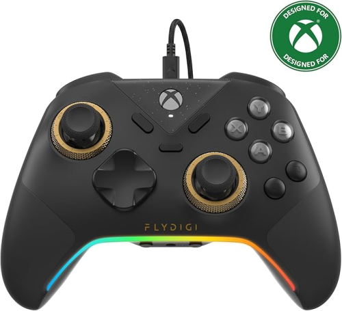 Flydigi Vader 5S Wired Xbox Controller — Hall Effect Joystick, Adjustable Tension Rings, 6 Remappable Buttons For Xbox Series X|S, Xbox One & PC In Nepal