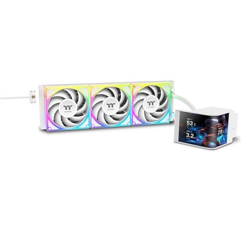 Thermaltake MAGCurve 360 Ultra ARGB Sync AIO Liquid CPU Cooler Snow