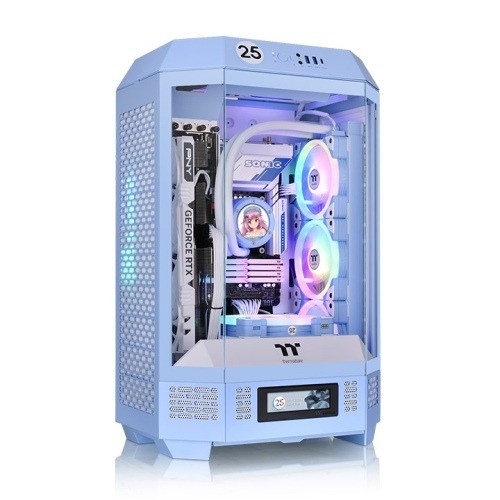 Thermaltake The Tower 300 Micro Tower Case – Blue