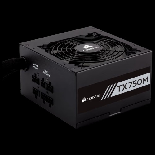 Corsair TX-M Series™ TX750M — 750 Watt 80 Plus® Gold Certified PSU