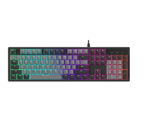 DAREU EK104 Wired Gaming Keyboard | Dream Switch | Full Size 104 Key | Rainbow RGB