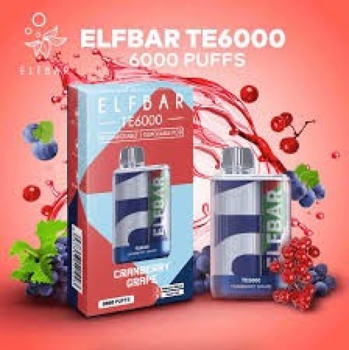 Elf Bar TE6000 Vape - 6,000 Puffs