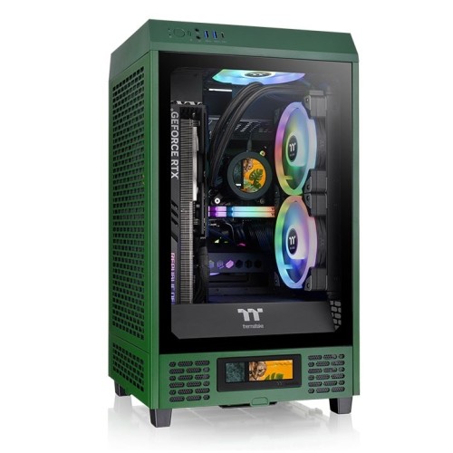 Thermaltake The Tower 200 Mini-ITX PC Case – Green