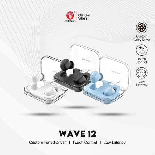 Wave 12 TW12 TWS Bluetooth Wireless Earbuds – Type-C Fast Charging