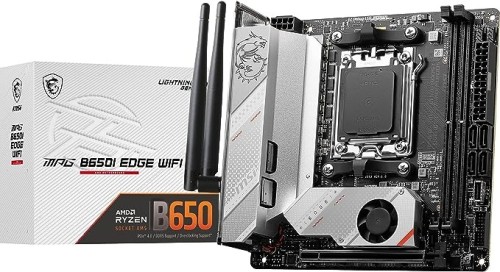 MSI PRO B650-P WiFi ProSeries Motherboard (AMD AM5, ATX, DDR5, PCIe 4.0, M.2, SATA 6Gb/s, USB 3.2 Gen 2, HDMI/DP, Wi-Fi 6E, AMD Ryzen 7000 Series Desktop Processors)