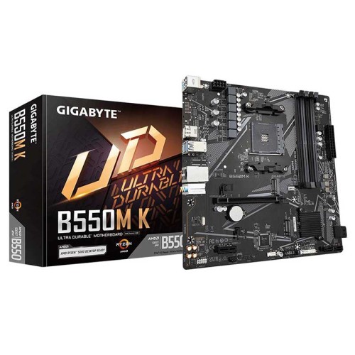 GIGABYTE B550M K AM4 AMD Motherboard