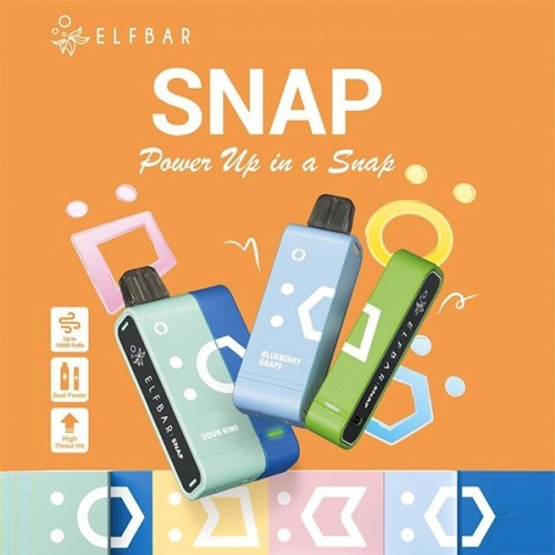 Elf Bar SNAP 14,000 (14K) Puffs 5% Disposable Pod Vape