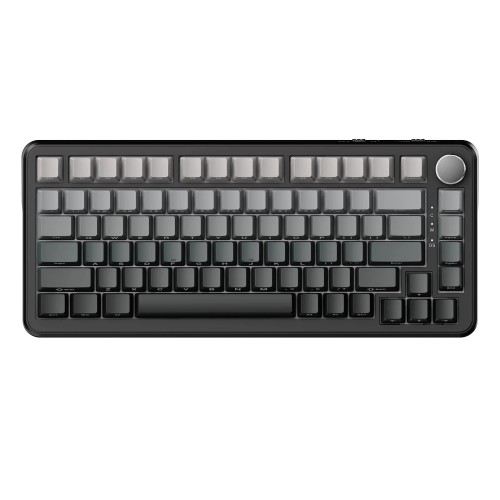 Ajazz AK820 Max Wireless Mechanical Keyboard Avocado Switch Black-Gray Theme-3 Mode RGB With Screen