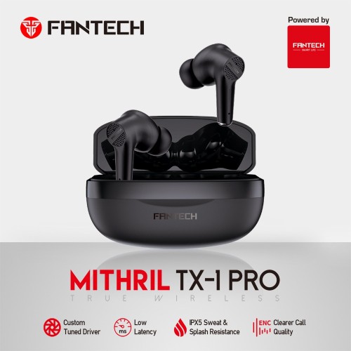 TX1 Pro Mithril True Wireless Earphone (Black)